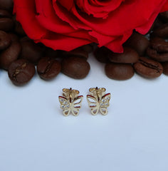 Cercei Aur Fluturasi