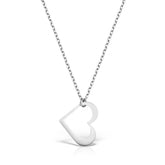 Colier Argint 925 Inima decupata