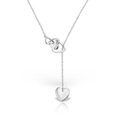 Colier Argint 925 Inimioare decupate