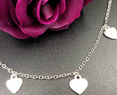 Colier Argint 925 Inimioare