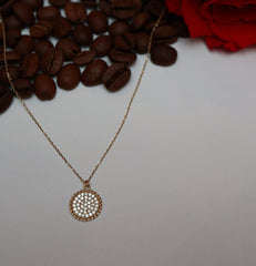 Colier Aur Banut cu pietre
