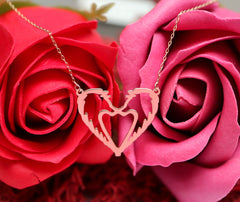 Colier Aur Inimioare