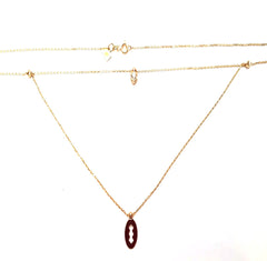 Colier Aur Oval