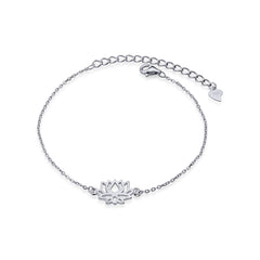 Bratara Argint 925 Floare nufar