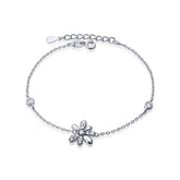 Bratara Argint 925 Floare cu pietre