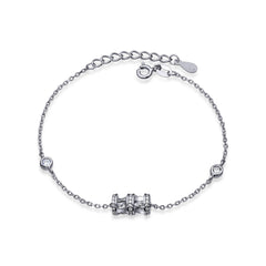 Bratara Argint 925 Abstract cu pietre