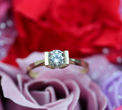 Inel Aur cu zirconiu