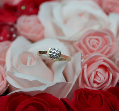 Inel Aur Piatra rotunda