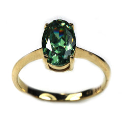 Inel Aur Piatra verde