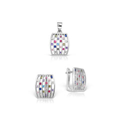 Set Argint 925 Abstract