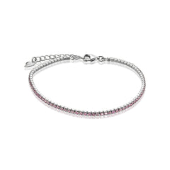 Bratara Argint 925 Tennis Roz