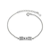 Bratara Argint 925 cu pandant dreptunghiular