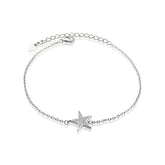 Bratara Argint 925 Steluta cu pietre