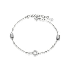 Bratara Argint 925 Cheie cu pietre