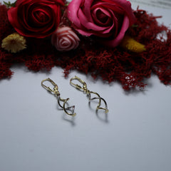 Cercei Aur 14K Spirala